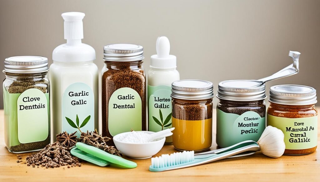 homemade clove-based dental products