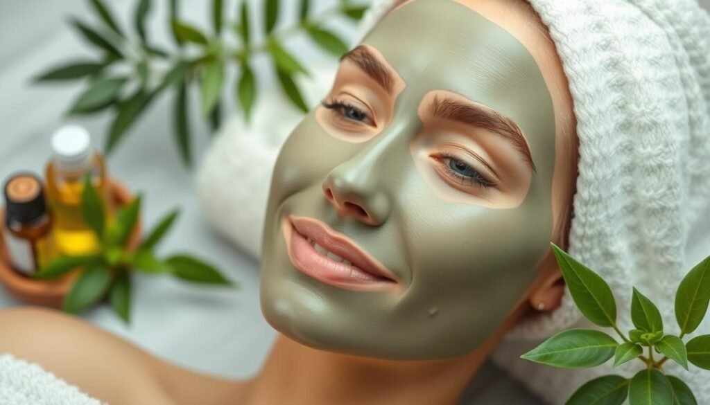 bentonite clay mask for glowing skin