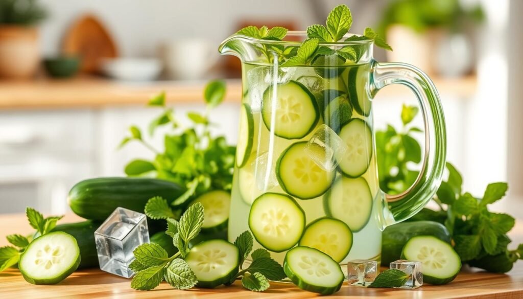 health benefits of cucumber water